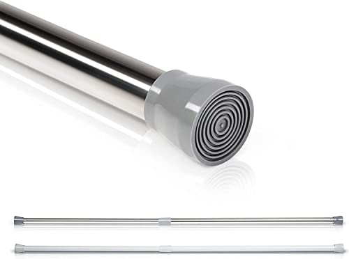 Springreen Asta Telescopica – Bastone Tenda Universale Estensibile per Doccia, Gardinenstange, Asta di Sospensione - Bastone per Bagno, Box Doccia, Appendiabiti, per Stabilità e Installazione Facile
