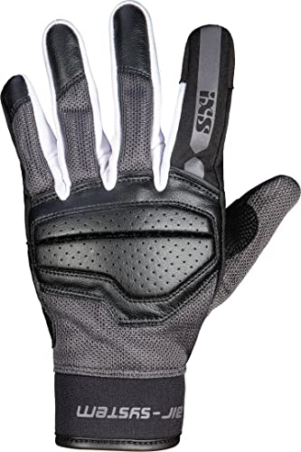 IXS Evo-Air Gants de moto pour dames (Black/Gray/White,M)