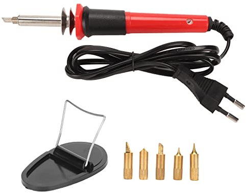 Brandmalerei Lötkolben Set Bastelset Brandmalerei 30W Brandmalerei Brandmalkolben Set für Holz, Leder Gravieren, Skulptur Holzbrandmalerei Profi Hobbybastler