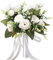 Jorzer Bouquet sposa bouquet nuziali bianchi bouquet bouquet fiorischi artificiali centrotavola bouquet per forniture per feste di nozze decorazioni per la casa