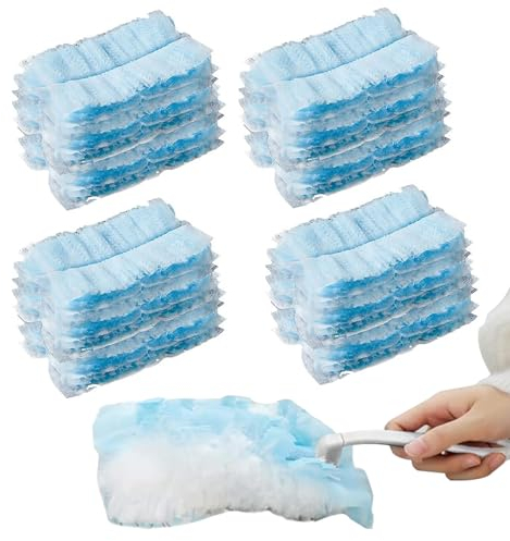 Jogoico 20 STK. Staubmagnet Nachfüllpack für Swiffer Staubmagnet Staubwedel Reinigungsstaub Staubtuch Nachfüllung Mikrofaser Staubwischer Elektrostatisch Duster Tücher Einweg für Zuhause Schule Büro