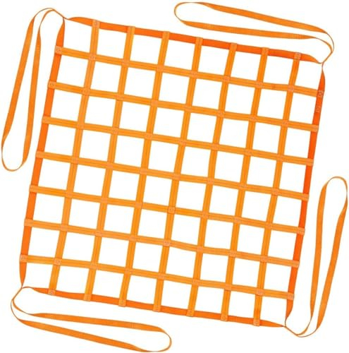SSDDLZEQ Anschlagnetze, Anschlagnetze, Lastenhebetaschen. Frachtaufhängenetze for Heben von Gurten, Be- und Entladen Schwerer Lasten (Size : 4 X 4M/Mesh 20cm/Load 3.5t)