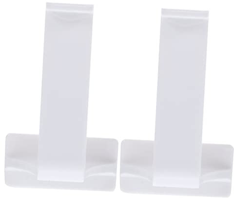FUNOMOCYA Stecktafel-becherhalter Aus Abs-material 2 Stück Zur Einfachen Montage Für Zahnputzbecher Und Becheraufbewahrung Im Badezimmer