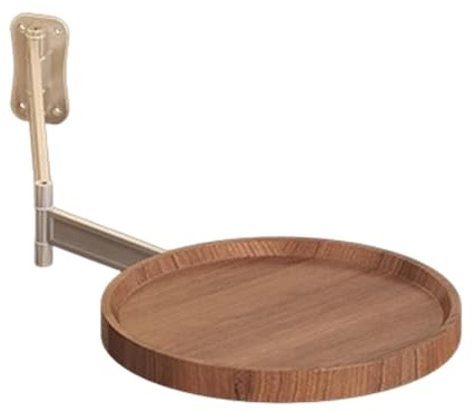 Runder Tisch an der Wand montiert, bei der runden Wand montiert an der Wand, Desktop -Desktop, 180 ° Klapper Couchtisch Einer kleinen Wand Beschreibung der kleinen Wand zum Kochen