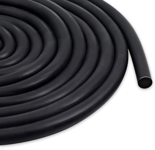 Joint rond en caoutchouc - 10 m x 10 mm de diamètre - Résistant aux hautes températures - Pour joint de fenêtre, murs