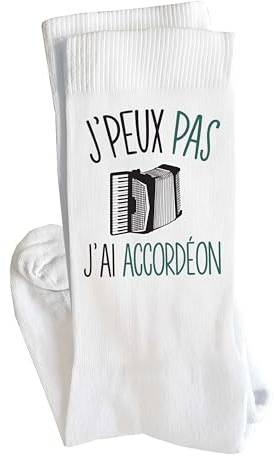 Planetee Chaussettes Accordéon Taille 41-45 | Cadeau Fantaisie Original Drôle Anniversaire Noël Humour