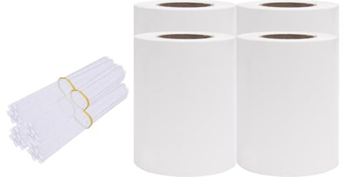 Lot de 4 brise-vue de jardin en PVC 35 x 0,19 m - Blanc - Clôture brise-vue pour jardin, balcon et terrasse - Résistant aux intempéries et durable - Montage facile et intimité