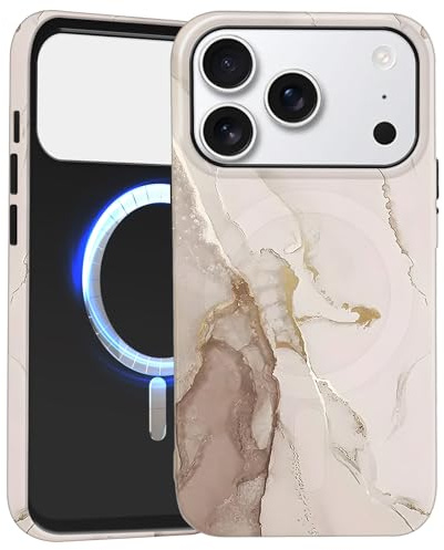 Saqmkil för iPhone 16 Pro magnetiskt fodral för magsäker, estetisk marmor mode mönster motiv design silikon mobiltelefonfodral söt flicka kvinnor stötsäkert skyddsfodral för iPhone 16 Pro 6,3 tum