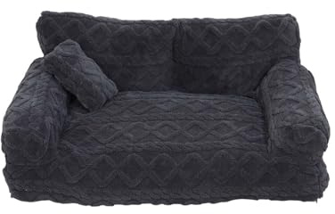 Generisch Canapé-lit de soutien 2026 pour chien et chat, confort orthopédique avec housse amovible et lavable pour un sommeil paisible, P, 80 x 50 x 32 cm