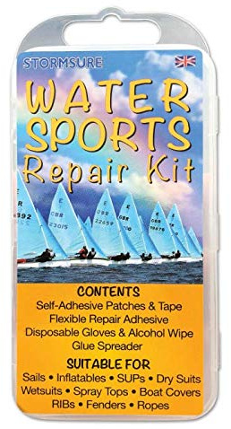 STORMSURE Watersports Repair Kit Box Glue Sail Kite Inflatable Wetsuit Boot