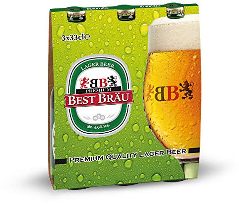 Sicilia Bedda - Birra Best Brau Lager - 24 Bottiglie da 330ml - 4,8% vol - Birra Fresca e Dissetante