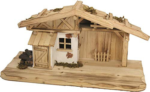 Dekop Krippenstall Stall Murnau 45x20x23cm passen für 7-9cm Figuren (44444635283907)