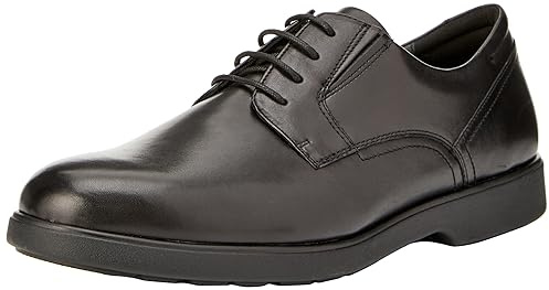 Geox Homme U Spherica Ec11 Tissu Oxford, Noir, 42 EU