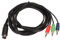Mini Din auf 3, 5 mm Kabel, Roter, Grüner, Blauer 3, 5 mm Stecker, mit Flexibler PVC Ummantelung, Kompatibel mit Lautsprechern, Stereoanlagen, Leistungsverstärkern Zum Anschluss Älterer