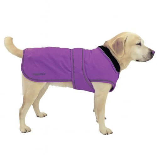 HugglePets Arctic Armour Dog Coat Purple X Large