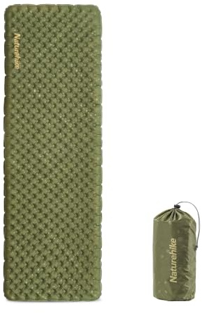 Naturehike Ultraleichte Selbstaufblasende Isomatte, Aufblasbare Campingmatte 3,5R, Langlebige, Tragbare Isomatte, Einzelschlaf-Luftmatratze für Trekking, Wandern, Bergsteigen, Backpacking