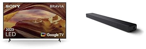 Bundle of Sony BRAVIA, KD-75X75WL, 75 Inch, LED, Smart TV, 4K HDR, Google TV, ECO PACK, BRAVIA CORE, Narrow Bezel Design + Sony HT-A3000 3.1 channel Dolby Atmos® Soundbar