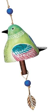 Vogelgesang Glocke,7,8 Zollbird Song Bell - Vogelgesang Hängende Glocke | Gedenk-Windspiel Mit Beruhigenden Melodischen Tönen, Kunstharz-Windspiel Für Garten, Terrasse, Balkon