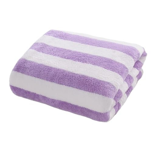 AYWTIUN Sporthandtuch Einfache Streifen, saugfähig, schnell trocknend, Badetuch-Sets, weiche Erwachsene, Gesichtshandtücher, Badezimmer, Mikrofaser, Badetücher(5,70x140cm Bath Towel)