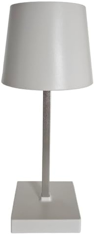 Meinposten Lampe LED ohne Kabel Touch Tischleuchte Tischlampe Leuchte kabellos dimmbar (Weiß, Höhe 26 cm (Modell Molly))
