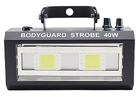 Strobo Discoteca, 40W RGB Bianco DJ Luci stroboscopiche da discoteca Luce da palcoscenico Altoparlante Telecomando Flash KTV Party Holiday Wedding Stage Effetto di illuminazione per Feste da Ballo DJ