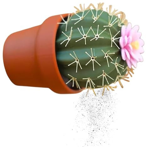 Botella de sal y pimienta, coctelera de sal y pimienta - Diseño de cactus y distribuidor de | Compacto, condimentos para la mesa de comedor, cocina gourmet