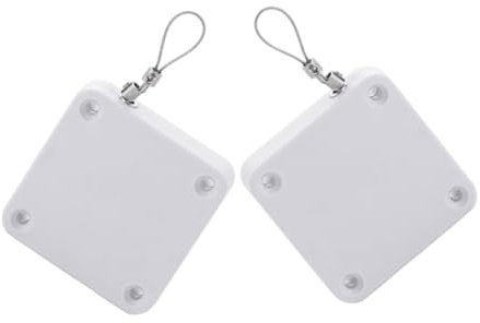 NUOBESTY Chiudiporta Automatico Coulisse in Acciaio, Chiusura Silenziosa Per Porte Scorrevoli Interne, Kit 2 Pezzi Senza Foratura Per Cucina, Ufficio e Camera Da Letto