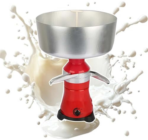 HCAUYNN ÉCréMeuse 100 L pour Lait De ChèVre, SéParateur Centrifuge éLectrique De Lait Et De CrèMe, Machine à Lait éCréMé pour Fermes LaitièRes, 10 000 TR/Min