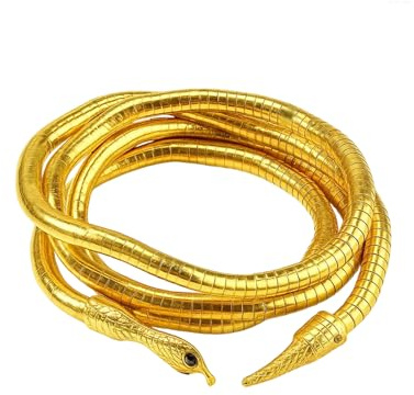 Yuwnd Schlangenkette Gold, Halsreif Mit Schlangen Schmuck, Elegante Goldene Kette, Perfekter Schmuck Für Jeden Anlass