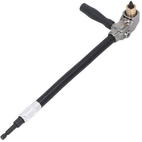 Marhynchus Extensión de Broca Flexible Extensor de Broca de Esquina Extensor de Eje Flexible con Diseño de Bloqueo Magnético para Taladro Manual Eléctrico Vástago Hexagonal de 1/4 de