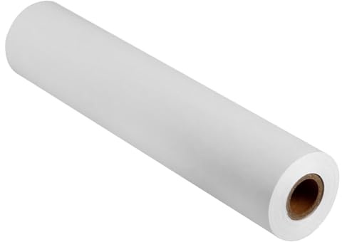 Didiseaon Rotolo di Carta da Disegno Bianco in Carta, Comodo da Usare e Adatto per Pittura ad Acquerello Sia All'interno che All'esterno