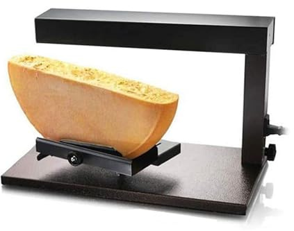 Raclette Queso Melter Máquina Eléctrica De Queso Derretir Queso Raclette Grill Half Cheese Wheel Maker 750W Dispensador De Queso Half Cheese Wheel Maker Ángulo Ajustable Calentamiento Rápido