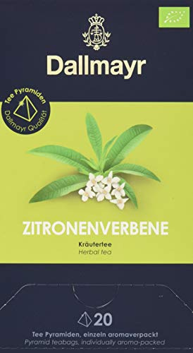 Dallmayr Teepyramide Zitronenverbene Bio, 1er Pack (1 x 44 g)
