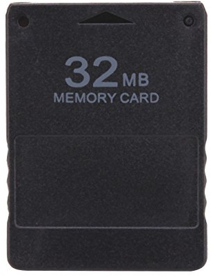 Carte mémoire noire 32 Mo pour Sony Playstation 2 (PS2)