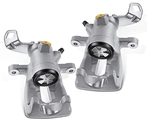 Frankberg 2x Brake Caliper Disc Brake Rear Cast Aluminium Compatible with Min.i R56 Min.i Cabriolet R57 Min.i Clubman R55 Min.i Clubvan R55 Min.i Coupe R58 Replace# 34216785611