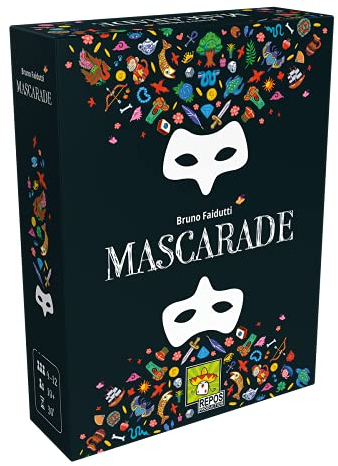 Repos Production, Mascarade, Partyspiel, Kartenspiel, 4-12 Spieler, Ab 10+ Jahren, 30+ Minuten, Deutsch