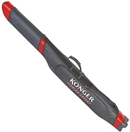 Konger Rutenfutteral Carbon Rutentasche Futteral 130/150cm 2 Fächer TOP !