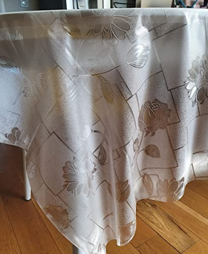 Home Direct PVC Tischdecke Transparente, Geprüfter Tischschutz, pflegeleicht und abwischbar (140 x 240cm)