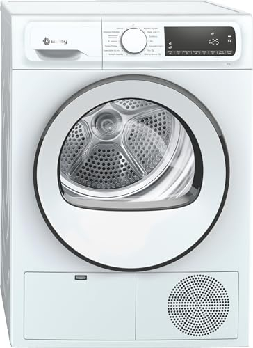 Balay Secadora de Condensación, Libre Instalación, 60 cm, 9 kg, Display LED, Pausa + Carga, Blanco, 3SB090B.