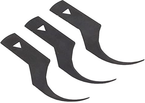 3 Stück Trennsägeblätter, Multifunktionales, Ultradünnes, Leistungsstarkes Chip Reparaturblatt, SK5 Stahl, Hitzebeständig, Bga Reparaturblatt für Holz, Kunststoff, Metall, Oszillierendes