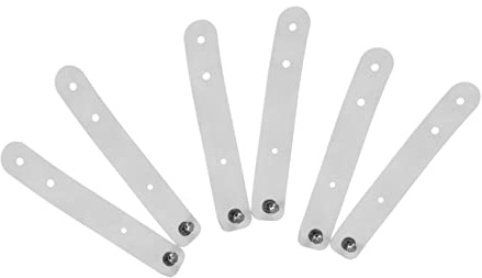 Angoily 6piezas Brida Para Cable De Alimentación Organizador De Cables De Cuero Sujetacables Gris Para Ordenador Portátil y Escritorio