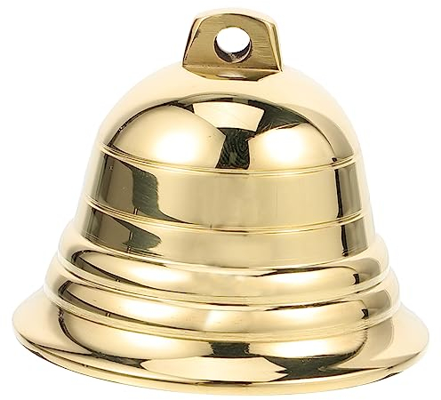 DECHOUS 2stücke Retro Kupferglocke Vintage Weihnachtsdekoration DIY Handglocke Aus Reinem Kupfer Kleine Glocken Für Bastelprojekte Festliche Anhänger Für Winterpartys Und Feiertage
