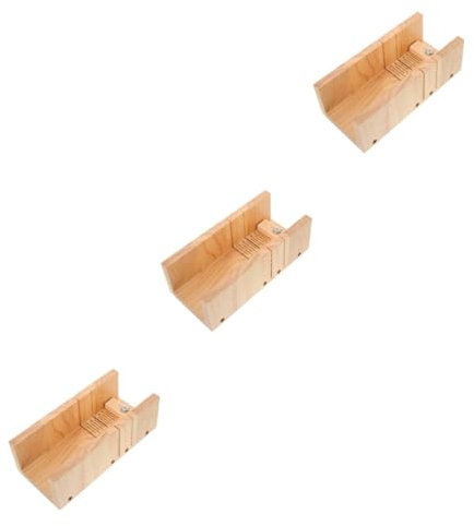 VILLCASE 3stücke Holz Seifenschneider Mit Schneidebasis Praktischer Seifen Cutter Für Präzises Schneiden Und Einfache Reinigung Für Seifenherstellung