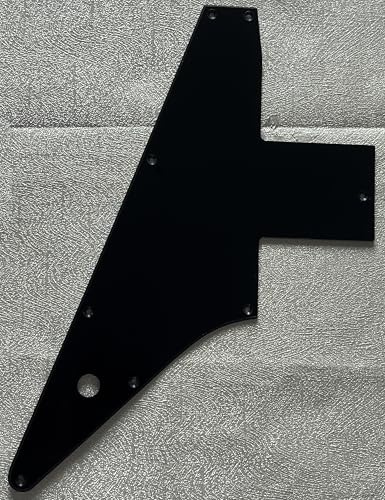 Plektrumschutz für Gibson Explorer 76 Gitarren-Pickguard (1-lagig, schwarz)