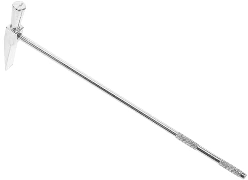 JOINPAYA Stimmhammer aus Aluminiumlegierung Zufälliger Stil Kompatibel mit 15 und 17-tasten Komfortabler Griff Stilvolles Silbernes Zubehör für Kalimba und Daumenklavier für Musiker