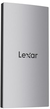 Lexar ES3 External SSD 1TB, USB3.2 Gen2 Portable SSD, PSSD up to 1050MB/s Read, 1000MB/s Write, External Solid State Drive Compatible with iPhone15 Series/Mac/PS5/XBOX/Laptop/PC (LES3XXX001T-RNSNG)