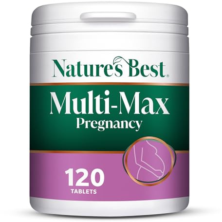 Nature's Best Multi, Max Multivitamin for Pregnancy, 120 Tablets | Comprehensive Nutritional Support for Mums, to, Be, UK Made, 2 Months' Supply