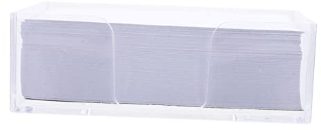HOMSFOU 1 Schachtel Boxverpacktes Transparentes Memo Papier mit Praktischem Notizblock Glattes Schreibpapier und Tragbar für Bürobedarf und Organisation im Alltag