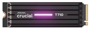 Crucial T710 with Heatsink 1TB PCIe Gen5 NVMe M.2 2280 SSD