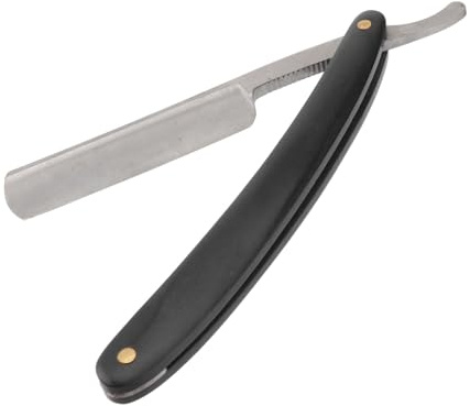 COLLBATH Rasoir Manuel Vintage Pour Hommes 1 Unité Lame Fine Rasage Précis Outil De Rasage Barbe Salon Professionnel